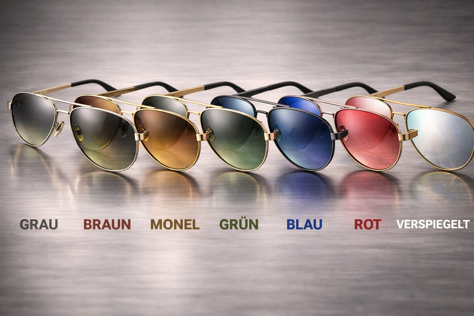 Gläsertönung und Farbe