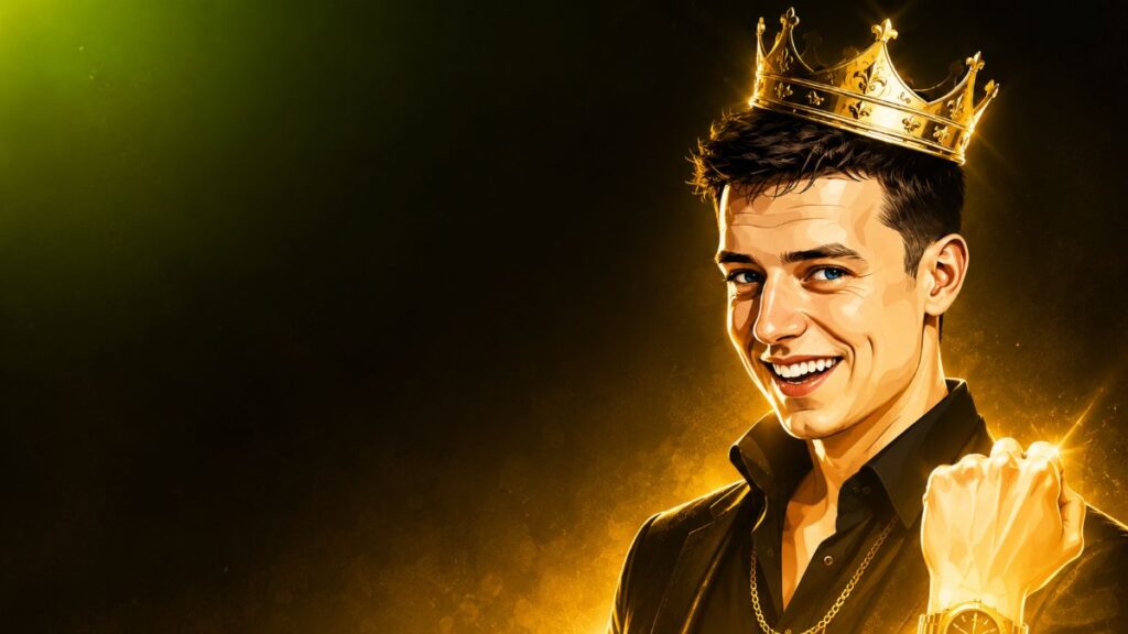 Mellstroy Vermögen: Die Finanzen des Streamers Streamer Mellstroy mit Krone