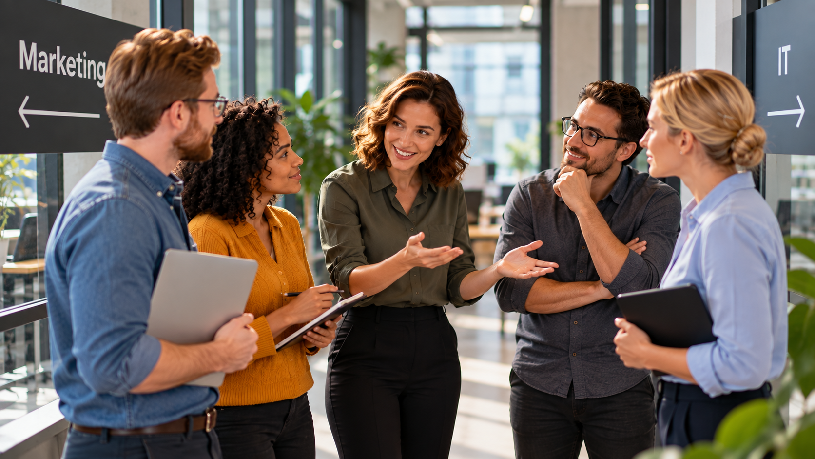 5. Zusammenarbeit mit anderen Abteilungen