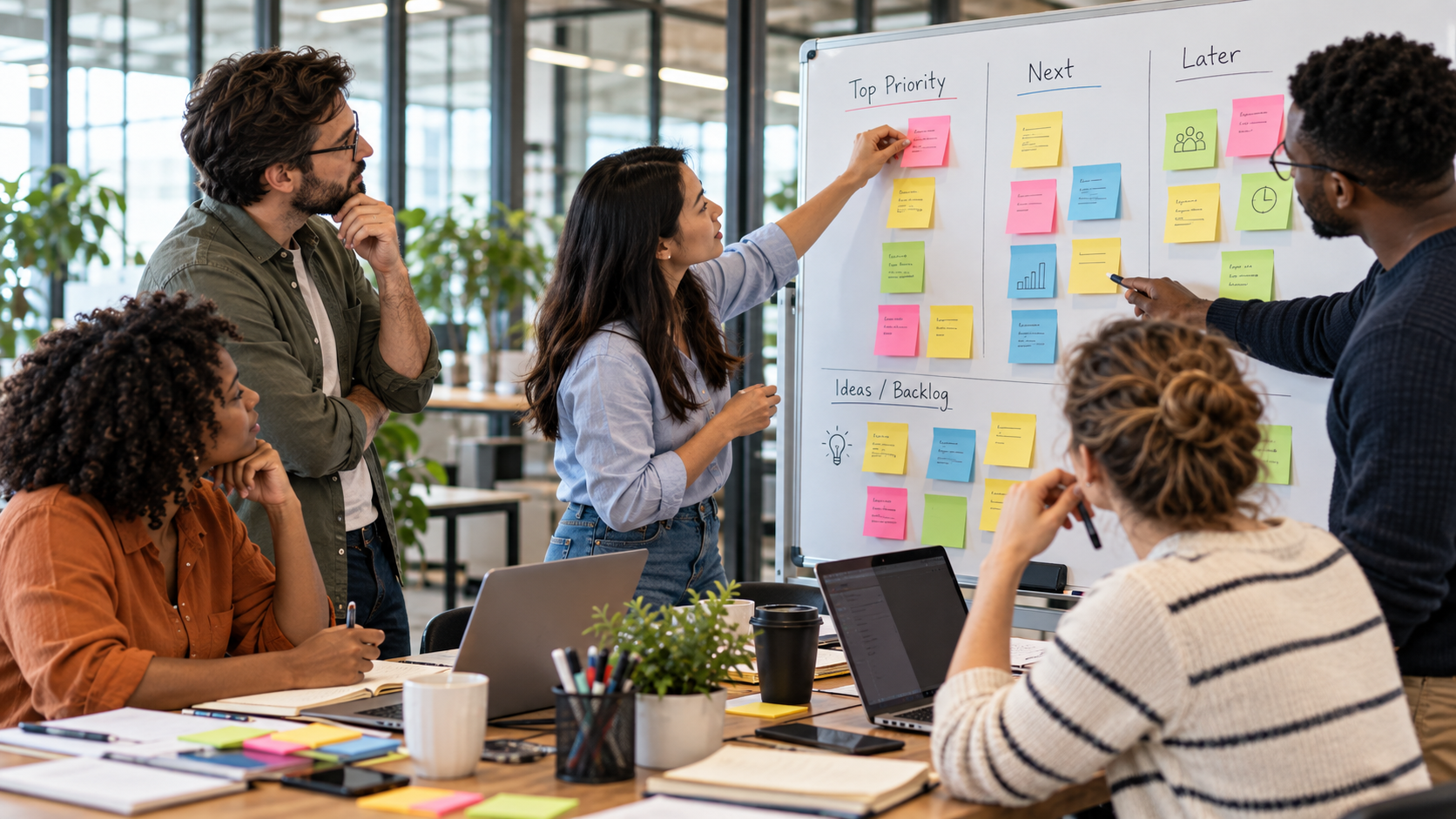 7. Priorisierung im Team statt von oben