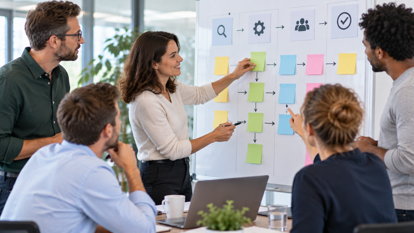 Arbeitsabläufe im Team mitgestalten